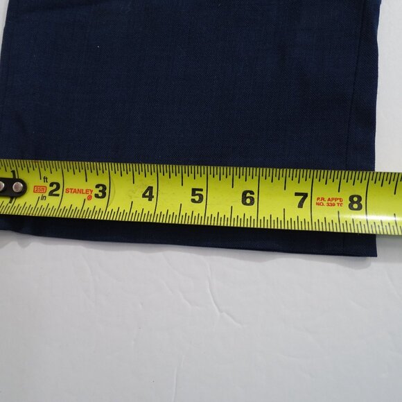Tommy Hilfiger Navy Blue Dress Pants Men Size 39 x 29.5 Zipper Fly Pockets - Picture 11 of 12